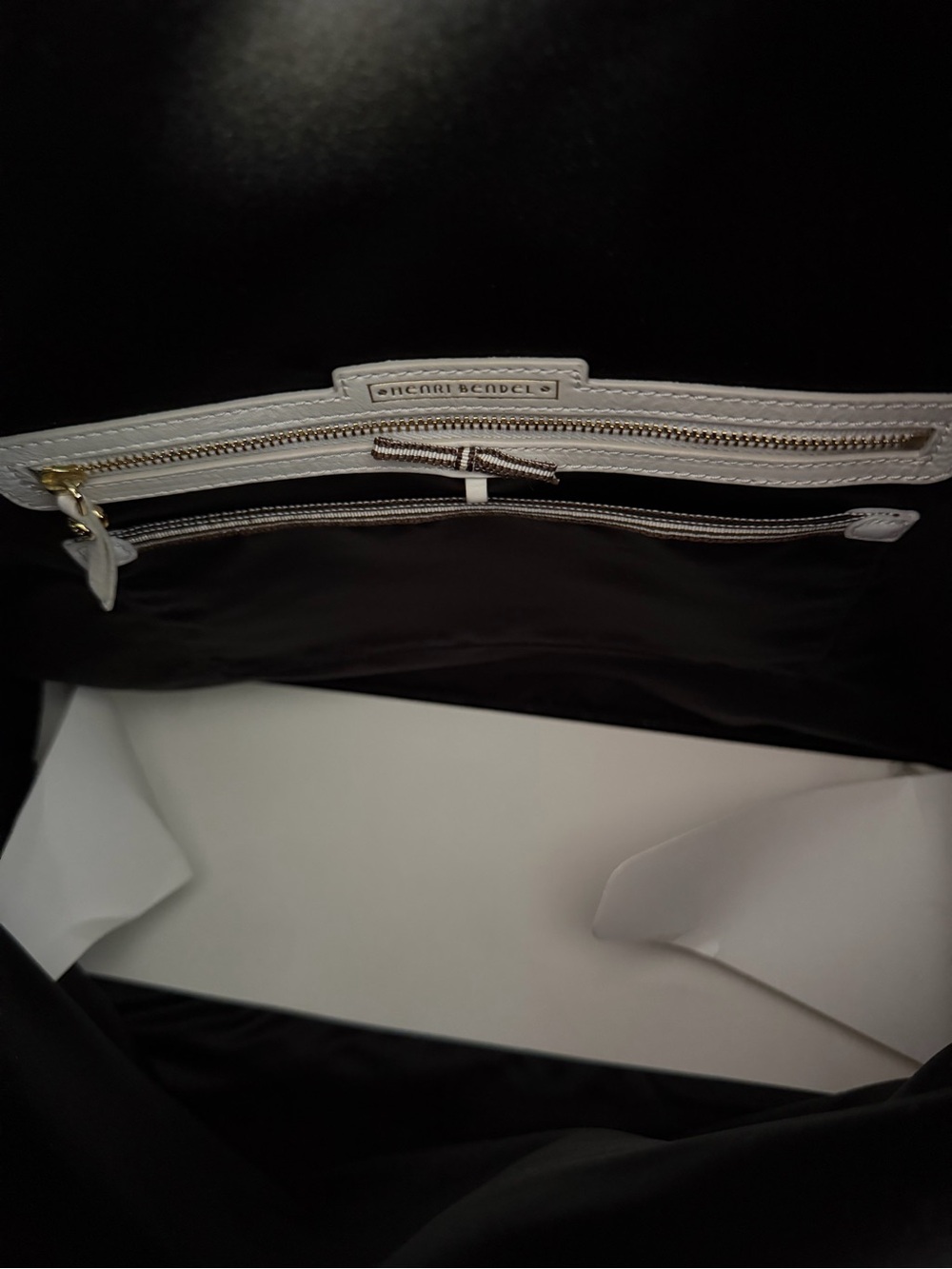 NWT Henri Bendel Debutant Snake Pattern Satchel Brown Multi Gold Hardware - Picture 11 of 11